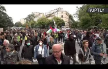 Francja. Dwunasty weekend protestów przeciwko certyfikatom sanitarnym