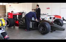 McLaren HONDA MP4/4 1.5L V6 Twin Turbo Exhaust Sound!!!!