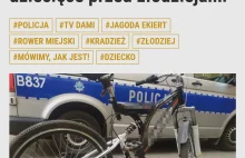 Bezczelność policji w legnicy, radzą jak zabezpieczać rowery.