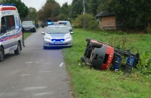 Lubelskie. Śmiertelny wypadek w Bereżnicy. Przygniótł go wózek widłowy