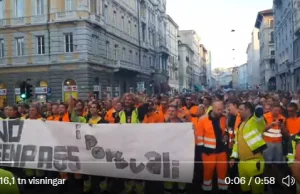 10 tys osób protestuje we Włoszech