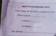 Skandaliczna kartka w parafii na Śląsku. Trzeba podpisać "dobrowolną"...