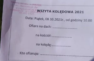Skandaliczna kartka w parafii na Śląsku. Trzeba podpisać "dobrowolną"...