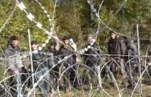 Nagranie rozmowy z migrantami koczującymi na granicy [WIDEO]