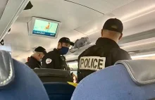 Pasażer Eurostara wyrzucony z pociągu za noszenie "maski nieodpowiedniego typu"
