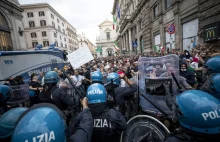 Starcia z policją w Rzymie