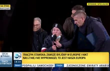 Żołnierz AK Traczyk-Stawska do Bąkiewicza zagłuszającego prounijną manifestację!
