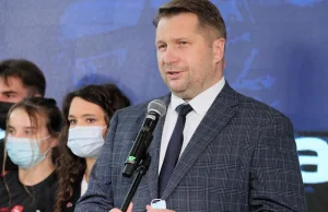 Czarnek o manifestacjach: To jest histeria, polexit urojony. Oszukanie Polaków.