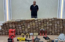 Policja w Dubaju skonfiskowała pół tony czystej kokainy