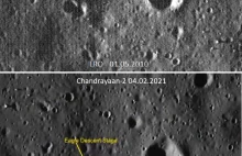 Indyjski satelita sfotografował na Księżycu lądownik "EAGLE" wyprawy...