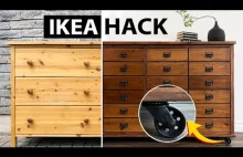 Jak przerobić zwykłą komodę z Ikei w elegancką komodę w stylu industrialnym.
