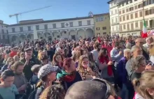 Włochy. Protesty przeciwko obowiązkowym przepustkom covidowym we Florencji