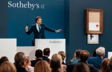 Zniszczony obraz Banksy'ego sprzedany za rekordowe 16 milionów funtów