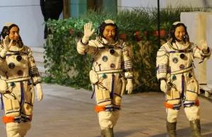 Statek Shenzhou 13 z tajkonautami na orbicie. Astronauci dolecieli na...