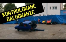 Kontrolowane dachowanie Skodą Favorit