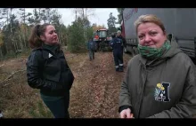 TIR z Białorusi utknął na dwie noce w środku lasu. Te kobiety go uratowały !!!