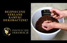 Bezpieczny szklany grys dekoracyjny - dekoracyjne kamyki szklane!