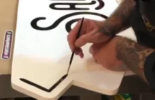 Ręcznie malowany szyld