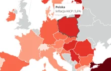 Polska dała się wyprzedzić w inflacji. Dwa kraje wyszły ponad 6 proc.