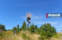 Zdewastowana wieża na  Ruprechtickým Špičáku. Czesi obwiniają Polaków\