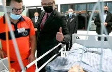 Minister Zdrowia odwiedził w szpitalu manekina...