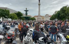 Portugalia: protestujący motocykliści sparaliżowali miasta "Przestańcie okradać"