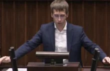 Krzysztof Kasprzak w Sejmie "Stop LGBT"