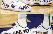 Koszykarz zagrał mecz w butach Nike podpisanych „wykonane rękoma niewolników"
