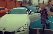 „Królowa życia” w BMW przyjechała na cmentarz. „Połamać Ci nóżki?” - Wideo