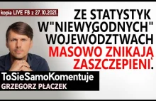 Afera w MZ? Ze statystyk w niewygodnych województwach ZNIKAJĄ zaszczepieni!