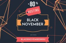 Dowolny hosting -80% Black November w Kru