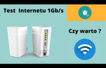 Test Internetu UPC 1Gb/s