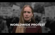 Film okraszony komentarzem "brak wiarygodnych źródeł", traktujący o protestach.