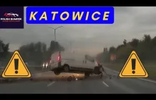 Katowice - poślizg BMW