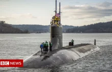 USS Connecticut atomowa łódź podwodna uderzyła w górę podwodną