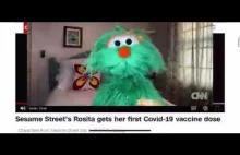 Ulica Sezamkowa z CNN, mówi dzieciom, żeby brały szczepionki na COVID-19.