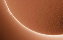 Jak ogromne jest Słońce? Merkury na jego tle Wam to uświadomi