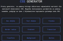 Darmowy generator CSS