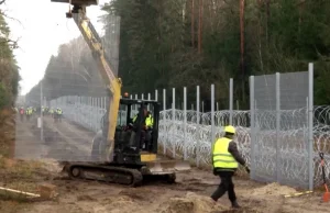 Powstaje zapora na granicy Litwy i Białorusi [+VIDEO]