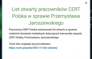 Wydarzenie bez precedensu – list otwarty pracowników CERT Polska | Zaufana...