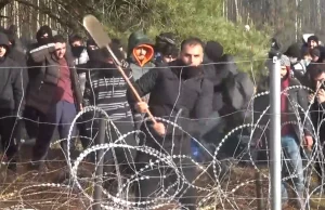 Migranci rozbili obóz w rejonie Kuźnicy. "Białoruś eskaluje sytuację"