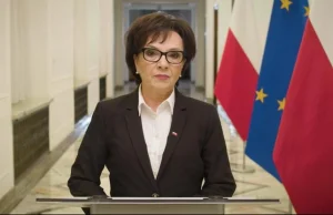 Orędzie Marszałek Sejmu o obronie granicy RP: "Będziemy nieugięci i skuteczni"