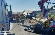 Tragedia na S7. W wypadku zginęło dwóch pracowników służby drogowej!