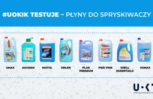 #UOKiKtestuje - zimowe płyny do spryskiwaczy