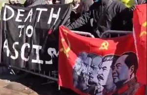 Antifa: sprzeciw wobec rządowym obostrzeniom to faszyzm i biała supremacja