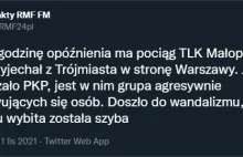 Narodowcy już szaleją. PKP: Doszło do wandalizmu, w pociągu została wybita szyba