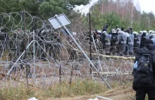 Strzały na granicy z Białorusią