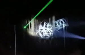 Białoruskie służby używały do oślepienia zielonego lasera