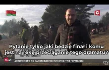Materiał białoruskiej reżimowej TV o sytuacji na granicy [NAPISY PL]