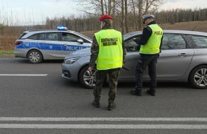 Policja. Około 50 imigrantów wdarło się na terytorium Polski